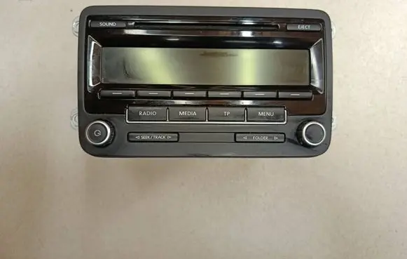 Volkswagen Touran II Radio/CD/DVD/GPS head unit 1K0035186AN 28364608 VWZ4Z2N1307829K