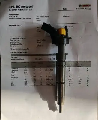 Mercedes-Benz S W221 Fuel injector 0445115064 A6420701387