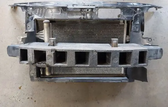 Skoda Roomster (5J) Radiator support slam panel