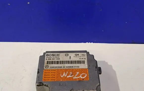 Mercedes-Benz S W220 Airbag control unit/module 2208203085 0285001443