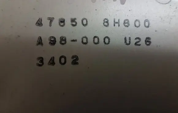 Nissan X-Trail T30 ABS control unit/module 478508H800 A98000U26