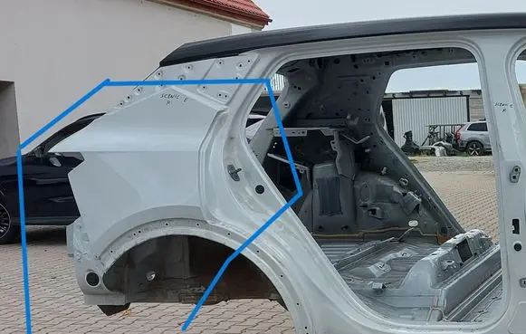 Renault Scenic E-Tech V Rear quarter panel RENSCEBlo70383