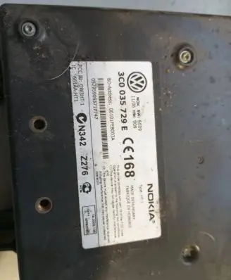 Volkswagen PASSAT B6 Phone control unit/module 3C0035729E 00101FE8003A
