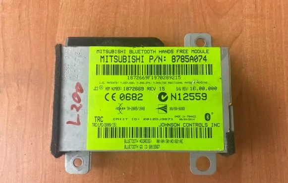 Mitsubishi L200 Bluetooth control unit module 8785A074 N12559 1872669