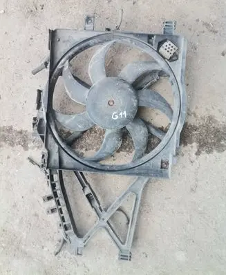 Opel Corsa C Radiator cooling fan shroud