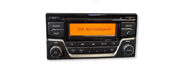 Nissan Leaf I (ZE0) Radio/CD/DVD/GPS head unit 281854NR0A G13W2DIN