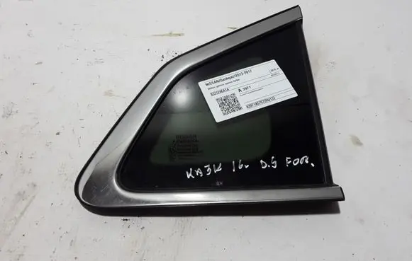 Nissan Qashqai Rear side window 833124EA1A