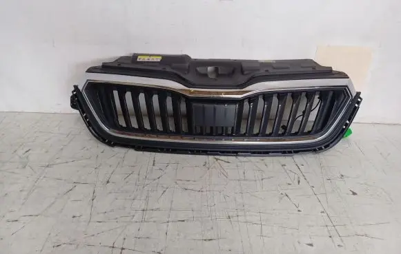 Skoda Scala Front bumper upper radiator grill 657853653