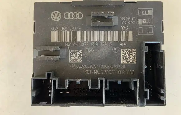 Audi A7 S7 4G Door control unit/module 4G8959792E 4G8959792A