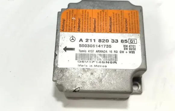 Mercedes-Benz E W211 Airbag control unit/module A2118203385 500306141735