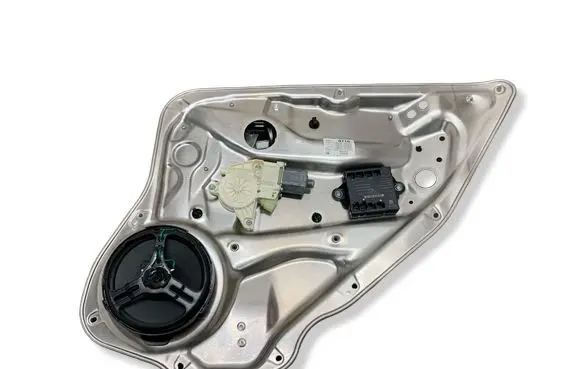 Rear window lifting mechanism without motor