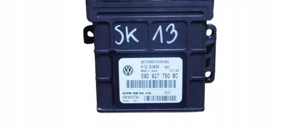 Volkswagen Touareg I Gearbox control unit/module 09D927750BC
