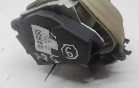 Audi A8 S8 D3 4E Middle seatbelt (rear) 4E0857807A