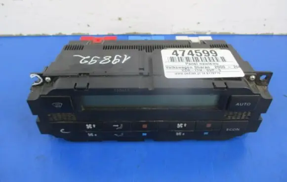 Volkswagen Sharan Climate control unit 7M3907040A