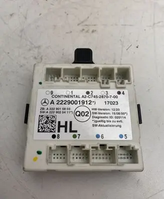 Mercedes-Benz S W222 Door control unit/module A2229001912