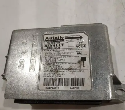 Renault Scenic II - Grand scenic II Airbag control unit/module 603989700 8200340431