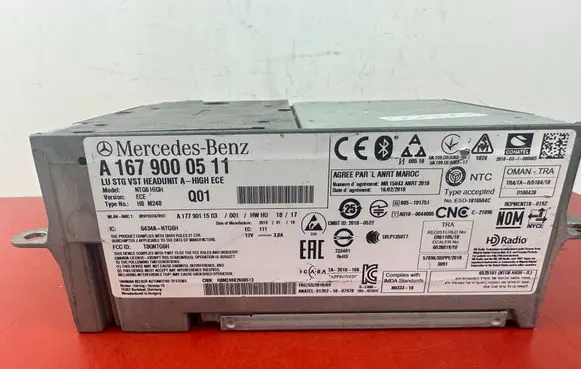 Mercedes-Benz GLE W167 Radio/CD/DVD/GPS head unit A1679000511