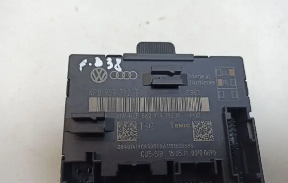 Audi A6 S6 C6 4F Door control unit/module 4F0959792T 8K0959792M