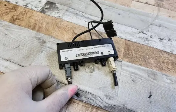 Peugeot 407 Antenna control unit 9658881680 70301373