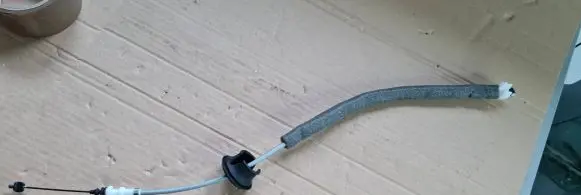 Front door cable line