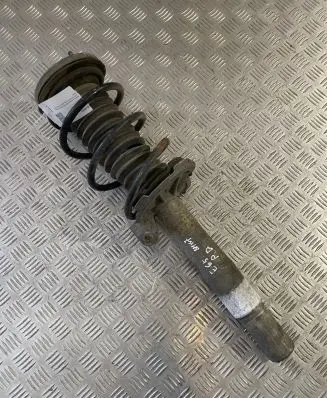 Front shock absorber with coil spring