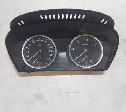 BMW 5 E60 E61 Speedometer (instrument cluster) 62116958600