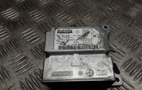 Peugeot 308 Airbag control unit/module 610714900 9665100080 608929500