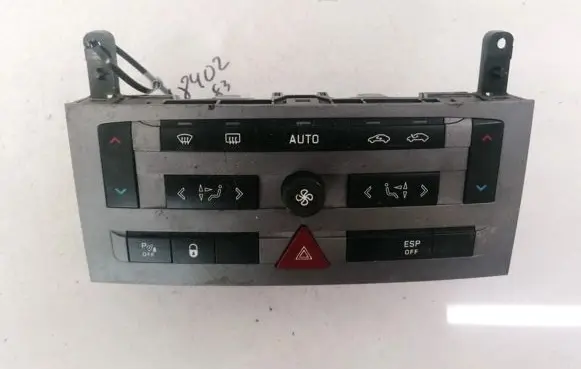 Peugeot 407 Climate control unit 96573322YW FG0B05B2CF