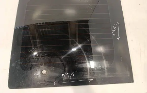 Ford Transit Rear door window glass AS2M3232DOT682 43R001583