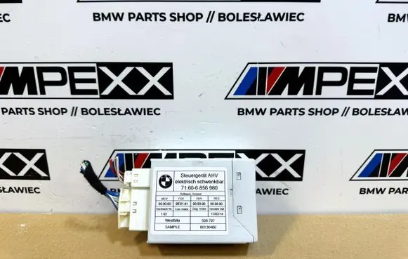 BMW 3 F30 F35 F31 Tow bar trailer control unit/module 6856980