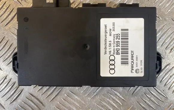 Audi A4 S4 B6 8E 8H Convertible roof control unit 8H0959255 33510501 Q133135