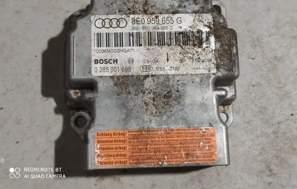 Audi A4 S4 B7 8E 8H Airbag control unit/module 8E0959655G