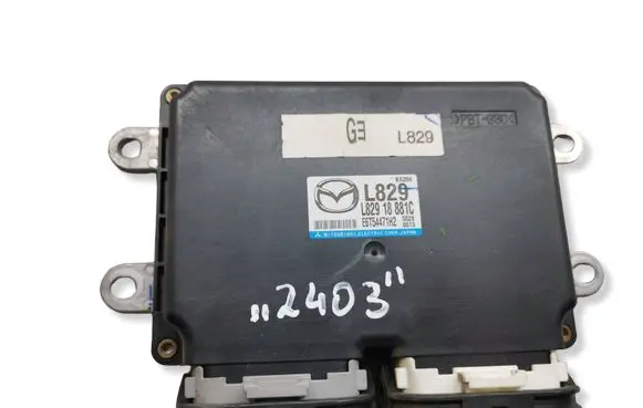 Mazda 6 Engine control unit/module L82918881C K6266 E6T54471H2