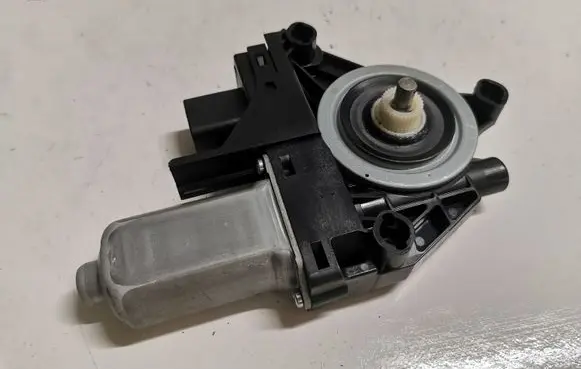 Front door window regulator motor