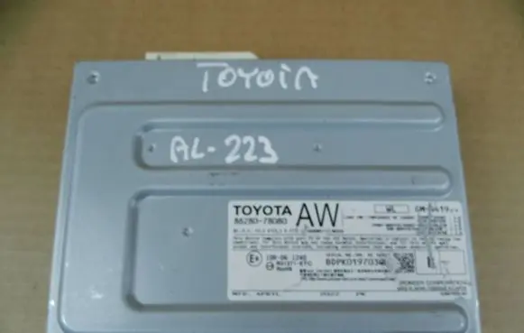 Lexus NX GPS navigation control unit/module 8628078080