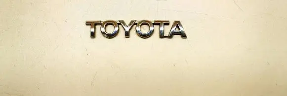 Toyota Auris 150 Rear loading door model letters 