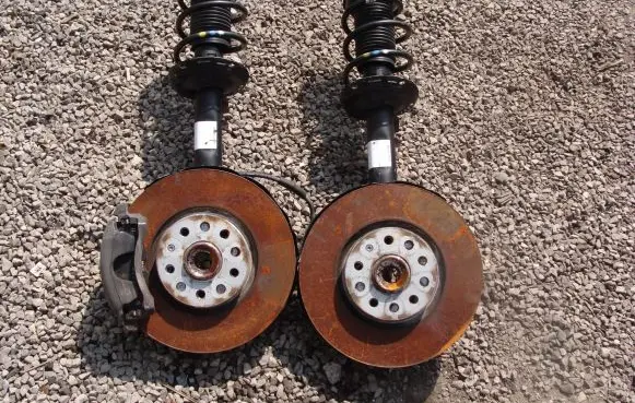 Volkswagen PASSAT B8 Front shock absorber with coil spring
