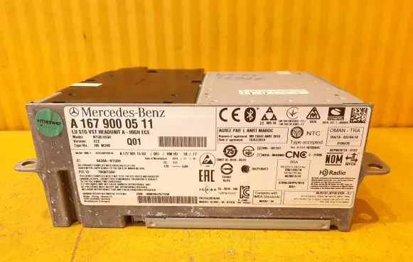 Mercedes-Benz A W177 Radio/CD/DVD/GPS head unit A1679000511
