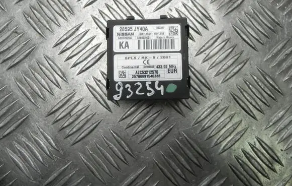 Renault Koleos I Keyless (KESSY) go control unit/module 28595JY40A G3254