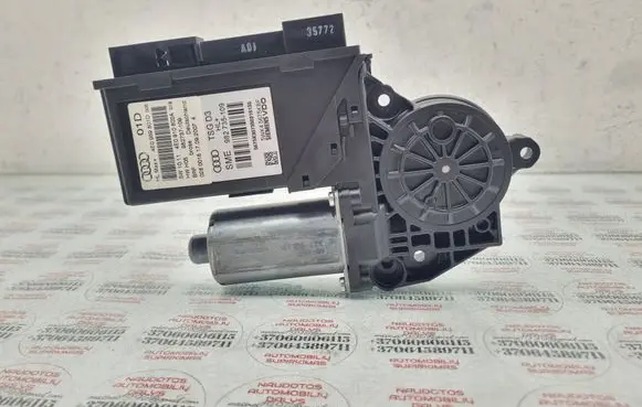 Audi A8 S8 D3 4E Rear door window regulator motor 4E0959801D
