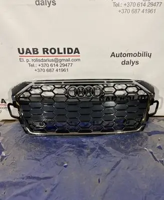 Audi A5 Front bumper upper radiator grill 8W6853651BL
