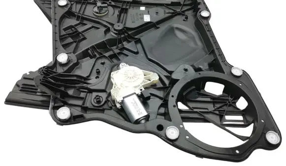 Volkswagen Tiguan Front door window regulator with motor 571837402L