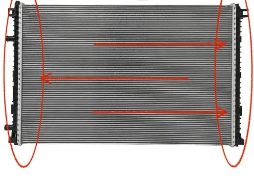 Audi Q7 4M Coolant radiator 777162 4M0145804T HH200RAL1A06