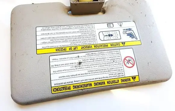 Honda FR-V Sun visor