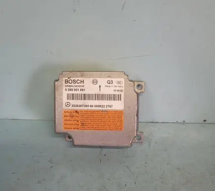 Mercedes-Benz CLK A209 C209 Airbag control unit/module 2038207385 0285001881 600506222767