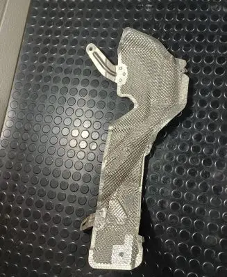 BMW 5 F10 F11 Heat shield in engine bay 7193523 24640010 995W7