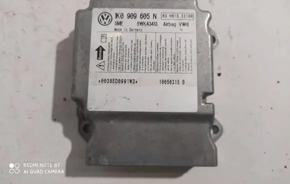 Volkswagen Golf V Airbag control unit/module 1K0909605N
