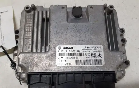 Citroen Berlingo Engine control unit/module 0281013329 966975480 9653958980