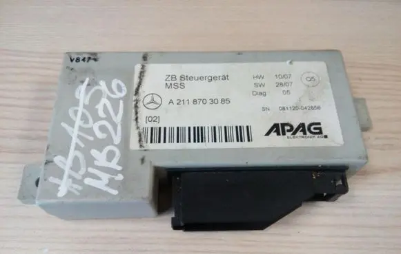 Mercedes-Benz E W211 Other control units/modules A2118703085 MB226