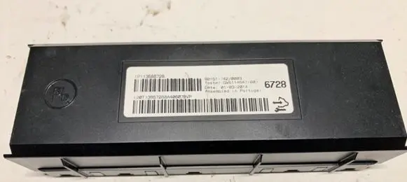 Opel Astra J Other control units/modules 13586728